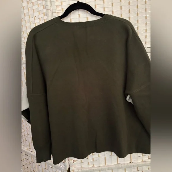 Rock & Roll Oversized Olive Green Sweater - Picture 3 of 6